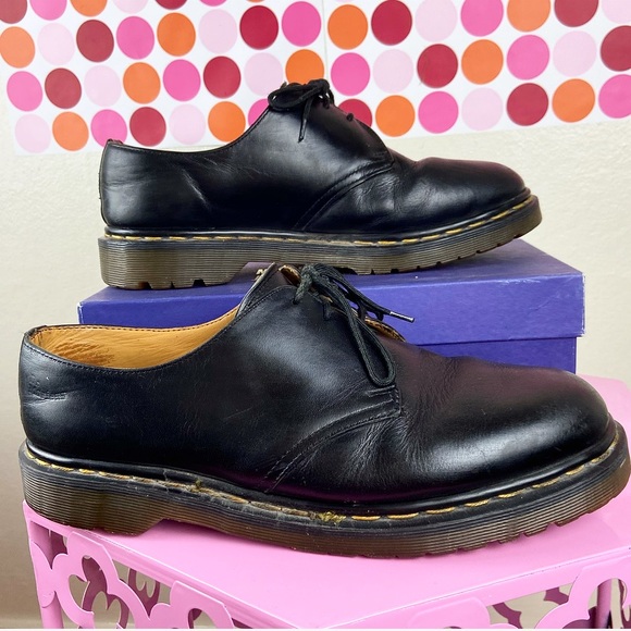 Dr. Martens Shoes - Dr. Martens Made in England Black Leather Oxfords